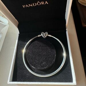 #pandora #bracelet #silver #heart #butterfly #charm
